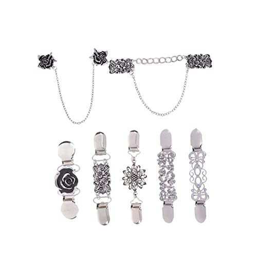 FRCOLOR 7 Stück Teiliges Set Retro Broschen für Kleidung Alloy Breast Pin Duckbill Clip Eleganter Schal und Pullover Clip Stilvolle Kleidung Dekoration für Hochzeiten und Partys FRCOLOR 7 Stück Teiliges Set Retro Broschen für Kleidung Alloy Breast Pin Duckbill Clip Eleganter Schal und Pullover Clip Stilvolle Kleidung Dekoration für Hochzeiten und Partys von FRCOLOR