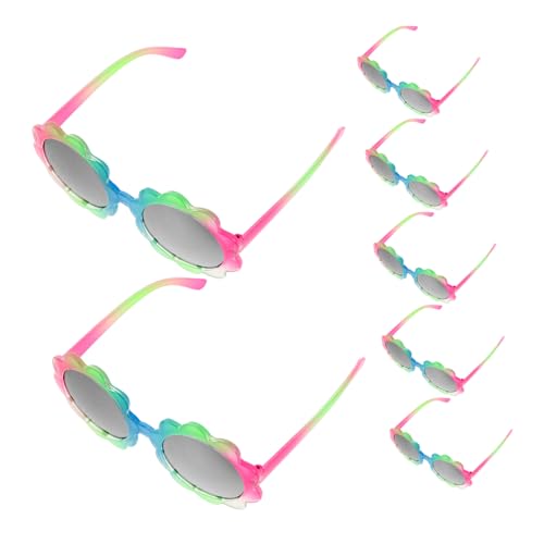 FRCOLOR 7 Stück Teiliges Sonnenbrillen Uv Schutz mit Bunter Sonnenblumenform Runde Gläser für Mädchen und Jungen Stylische Eyewear für Strand Party und Alltag FRCOLOR 7 Stück Teiliges Sonnenbrillen Uv Schutz mit Bunter Sonnenblumenform Runde Gläser für Mädchen und Jungen Stylische Eyewear für Strand Party und Alltag von FRCOLOR