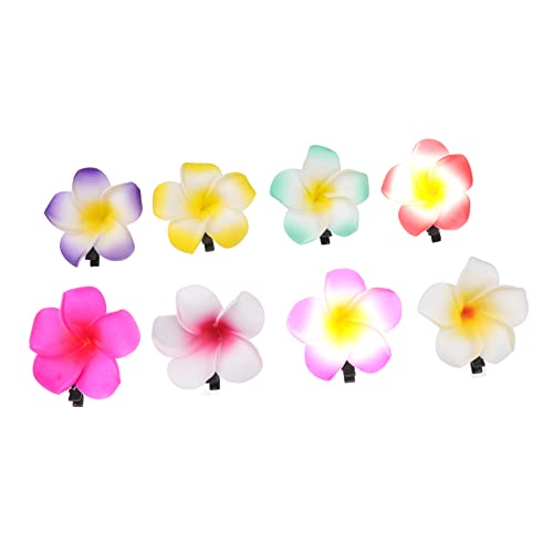 FRCOLOR 72 Stk Blumenhaarspangen Für Frauen Hawaiianische Blumen Für Haarschmuck Blumenclips Für Das Haar Zubehör Hawaiianische Blumen Für Haarspange Plumeria Schüttgut Stirnband Fräulein von FRCOLOR