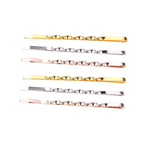 FRCOLOR 72St Frauen Haarnadel haar spangen haarclips haarstecker haarzubehör haar clips Strass-Bobby Haarspangen Silber Netz französische haarspange Haarnadel aus Metall Mädchen Haarspange von FRCOLOR