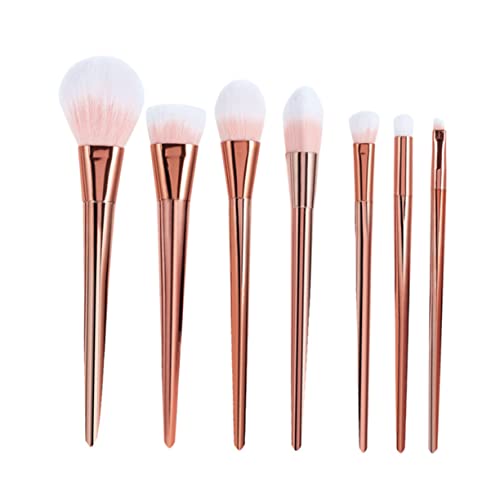 FRCOLOR 7st Make-up Pinsel Foundation-pinsel Makeup Bürsten Schminkpinsel Puderpinsel Lidschatten Pinsel Make-up-pinsel Für Das Gesicht Kosmetikpinsel-kit Beauty-tools Roségold von FRCOLOR