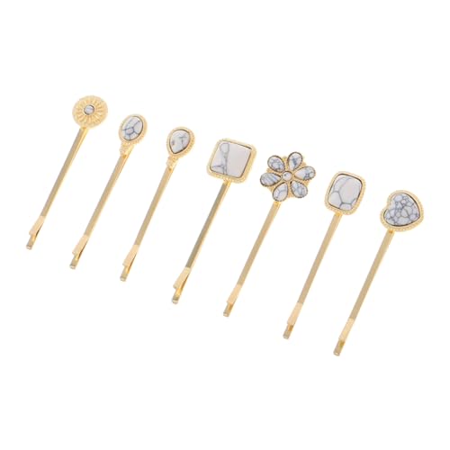 FRCOLOR 7stücke Haarspangen-set Mit Tropfen Und Blumenform Robuste Clips Für Frauen Und Mädchen Geeignet Für Hochzeiten Partys Und Alltag von FRCOLOR