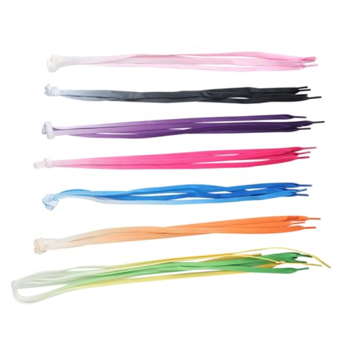 FRCOLOR 8 Paare Schnürsenkel mit Farbverlauf Flache Elastische Schuhbänder für Sneaker Canvas Sportschuhe Bunte Schnürsenkel für Damen und Herren Modische Schuhaccessoires FRCOLOR 8 Paare Schnürsenkel mit Farbverlauf Flache Elastische Schuhbänder für Sneaker Canvas Sportschuhe Bunte Schnürsenkel für Damen und Herren Modische Schuhaccessoires von FRCOLOR
