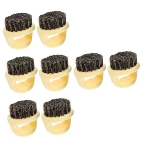 FRCOLOR 8 Herren Bartkamm barber brush barber bürste Herren Taschenkämme Bart Rasierpinsel reinigungsbürste Haarbedarf Bartbürste für den Haushalt Mann Bartkamm Lieferungen Ring von FRCOLOR