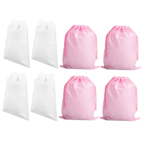 FRCOLOR 8 Stück Aufbewahrungstasche Staubbeutel Für Schuhe Schuhbeutel Mit Kordelzug Schuhbeutel Zur Aufbewahrung Klein Fitnessstudio Schuhtaschen Für Damen Reisen Stoff von FRCOLOR