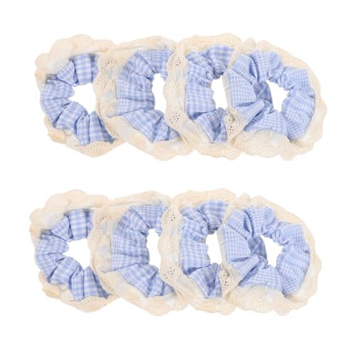 FRCOLOR 8 Stück Haarring Pferdeschwanzhalter für Frauen Haargummis mit Pferdeschwanzhalter Haargummis für Frauen für Mädchen Stoff von FRCOLOR