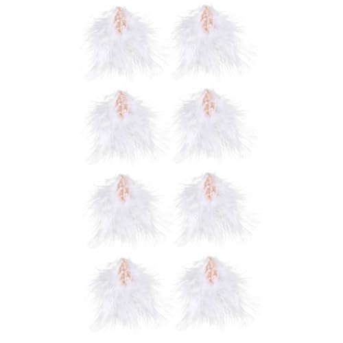 FRCOLOR 8 Stück Haarspangen Für Mädchen Gruselige Haarnadeln Glitzernde Haar Accessoires Nadelclips Kleine Haar Accessoires Herz Haarspangen Haarspangen Quasten Haarspangen von FRCOLOR