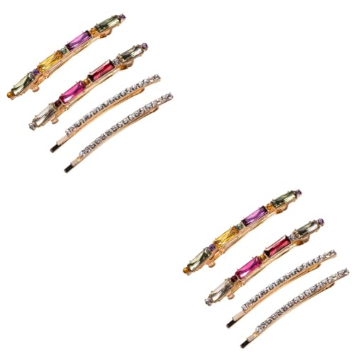 FRCOLOR 8stücke Teiliges Set Bunter Haarklammern Mit Funkelnden Diamanten Haarspangen Für Und Mädchen Vielseitige Styling-accessoires Für von FRCOLOR
