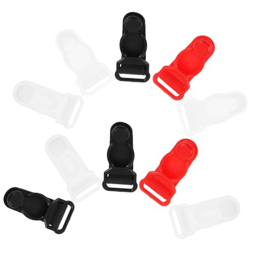 FRCOLOR Einstellbare Sockenschnalle 80 Stück Rutschfeste Sockenklemme Kunststoff für Damen und Herren Wiederverwendbare Strumpfbandschnalle Praktische Sockenklemmen für Socken von FRCOLOR