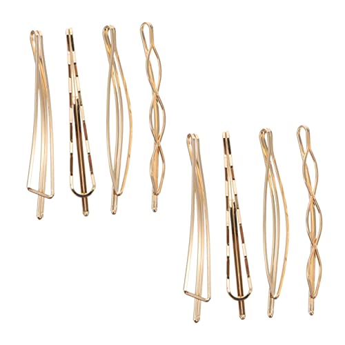 FRCOLOR 8Pcs Accessoires Haarnadeln Klemmen Minimalistische Mädchen Pin Zierlich Für Clips Mode Geometrische Haarspangen Haarnadel Kreative Metall Bobby Schmuck Kopfschmuck Styling von FRCOLOR