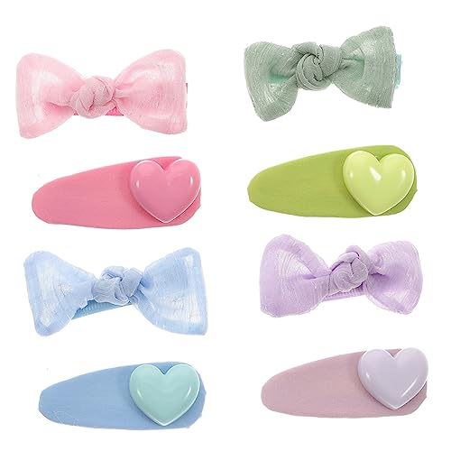 FRCOLOR Niedliche Haarspangen Styling 4er-pack Haarspangenclips Für Mädchen Haarspange Für Kinder Bezauberndes Haarnadel-set Zufällige Farbe von FRCOLOR