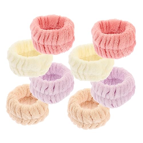 FRCOLOR 8stücke Teiliges Aus -handgelenkbändern Für Waschen Gesichts Wasserabsorbierende Bequeme Armbänder Für Im Spa-stil Für Täglichen Gebrauch Haushaltsaccessoire von FRCOLOR