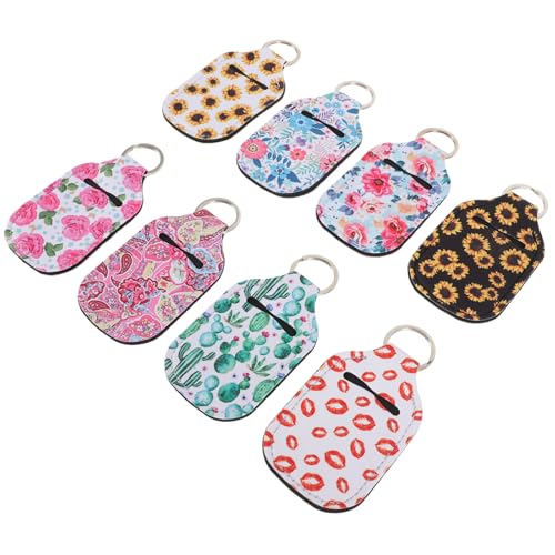 FRCOLOR 8st Flaschenhülle Mit Schlüsselanhänger Lippenstift-schutzhülle Flaschenhalter Schlüsselanhänger Lotion-reiseflaschenhülle Schlüsselanhänger Flaschenhalter Lotionhalter Neopren FRCOLOR 8st Flaschenhülle Mit Schlüsselanhänger Lippenstift-schutzhülle Flaschenhalter Schlüsselanhänger Lotion-reiseflaschenhülle Schlüsselanhänger Flaschenhalter Lotionhalter Neopren von FRCOLOR