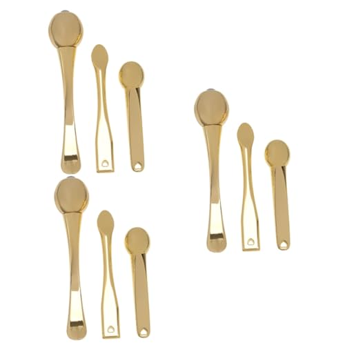 FRCOLOR 9 Stk Gesichtscreme Augencremestift Mini-werkzeuge Kosmetik-hautpflege-tools Beauty-löffel-stick Augencreme Zauberstab Mini-löffel Massage Kratzstock Zinklegierung von FRCOLOR