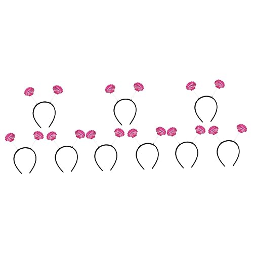 FRCOLOR 9 Stück Muschel Haarbänder Outfits Für Haargummis Für Mädchen Haarbänder Diademe Für Mädchen Haargummis Kinder Mädchen Stirnband Haarbänder Für Mädchen Silvester Party von FRCOLOR