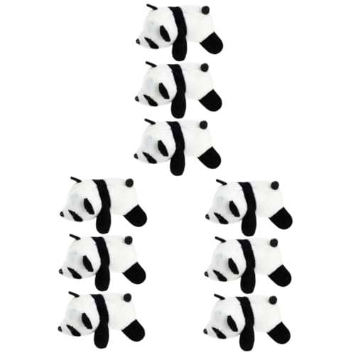 FRCOLOR 9 Stück Panda Haarnadel Haarspangen Kinder Haarspangen Haarspangen Für Frauen Dickes Haar Kawaii Haarspangen Tierhaarspangen Tierohr Haarspangen Clips Für Haare von FRCOLOR