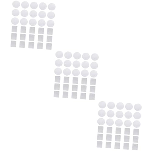 FRCOLOR 90 Stück Magnetische Make Up Platten Metallische Aufkleber Praktische Lidschatten Kreis Aufkleber DIY Lidschatten Palette Quadratische Aufkleber Lidschatten Paletten von FRCOLOR