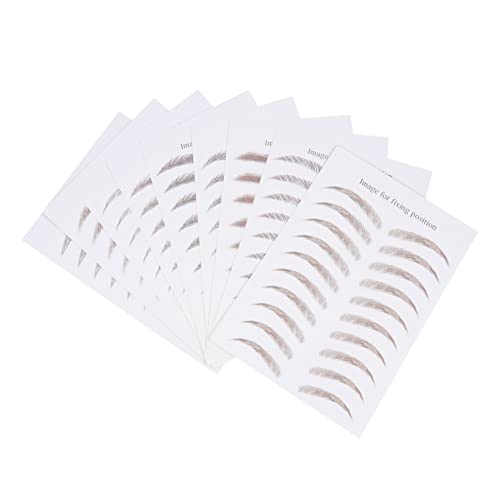FRCOLOR 9blätter Augenbrauenaufkleber Ähnlich Temporär Für Falsche Augenbrauen Tattoos Augenbrauen Aufkleber Imitation Unglaublich Detailliert Realistisch Aussehend von FRCOLOR
