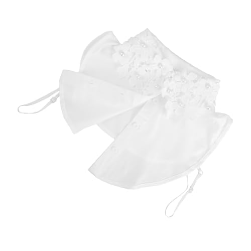 FRCOLOR Falscher Kragen Abnehmbar Mit Spitzen-blumenstickerei Für Damen Und Mädchen Outfits Kunstkragen Aus Nylon Für Formelle Und Anlässe von FRCOLOR