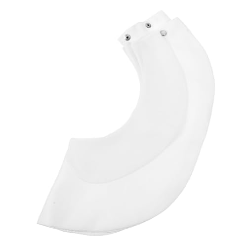 FRCOLOR Abnehmbarer Falscher Kragen Damen aus Baumwolle Modischer Blusenkragen Eleganter Hemdkragen für Frauen und Mädchen Vielseitig Kombinierbar Bequemer Sitz Weiß von FRCOLOR