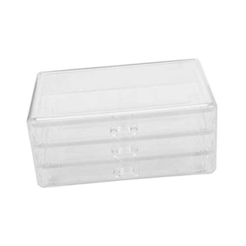 FRCOLOR Acryl Schubladen Make Up Organizer Schublade Schminkschubladen Transparente Schublade Kosmetik Transparenter Make Up Koffer Transparente Make Up von FRCOLOR