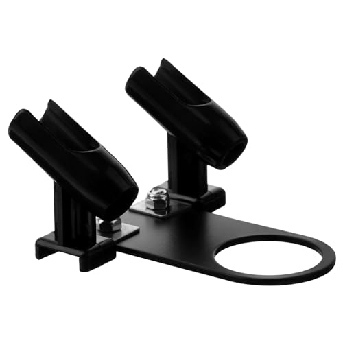 FRCOLOR Airbrush-halter Klammer Bh Bügellos Halterung Stifte Halter Bastel-sprühstifthalter Pinselhalter Für Kosmetik Bürstenhalter Sprühstiftständer Doppelsprühstifthalter Black Eisen von FRCOLOR