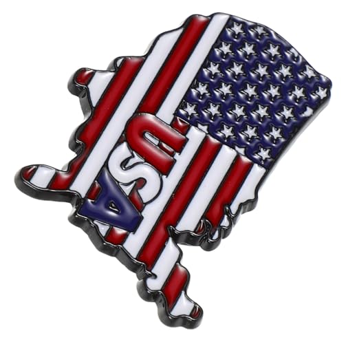 FRCOLOR Anstecker Mit Amerikanischer Flagge Patriotische Brustnadel Mantel Anstecknadel Landesflaggen Anstecker Flaggen Anstecknadel Für Herren Dekoration Anzug Winken von FRCOLOR