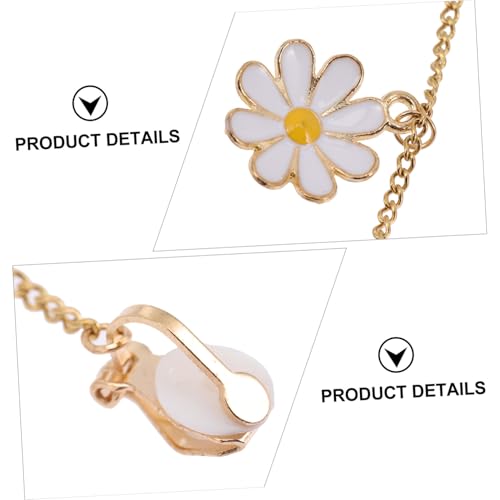 FRCOLOR Anti lost Wireless Earphone Holder mit Clip Daisy Ohrclips Kette Leichtes Tragbares Zubehör zur Sicherung Kabelloser Ohrhörer Modischer Ohrschmuck für Damen FRCOLOR Anti lost Wireless Earphone Holder mit Clip Daisy Ohrclips Kette Leichtes Tragbares Zubehör zur Sicherung Kabelloser Ohrhörer Modischer Ohrschmuck für Damen von FRCOLOR