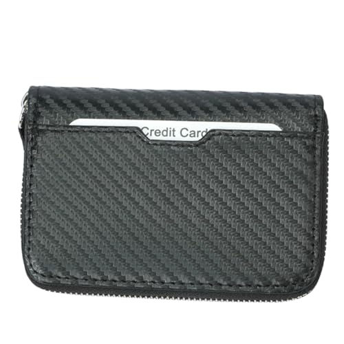 FRCOLOR Herren Geldbeutel Mit Reißverschluss Pu Geldbörse Für Männer Karten Portemonnaie Mit Anti-diebstahl-Tasche Organizer Für Bargeld Kreditkarten Personalausweis Und Reisen von FRCOLOR