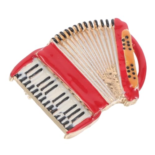 FRCOLOR Akkordeon-brosche Aus Legierung Mit Musikmotiven Anstecknadel Für Herren Kleidernadel Schalclips Herrenbrosche Für Anzüge Pullover Mantel Jacke Rucksack von FRCOLOR