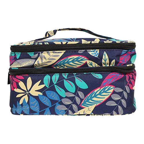 FRCOLOR Tragetasche 30-fach Aufbewahrungskoffer Für Organizer Reißverschluss Modedesign von FRCOLOR