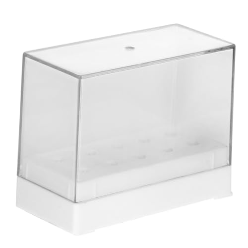 FRCOLOR Aufbewahrungsbox Für Nagelbohrer Und Bits Transparenter Organizer Für Zuhause Und Diy-maniküre von FRCOLOR