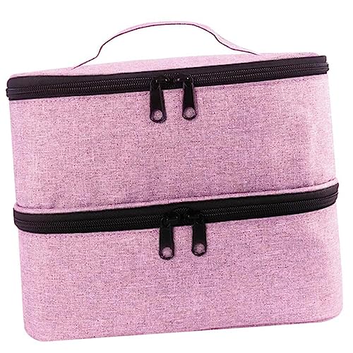 FRCOLOR Aufbewahrungsbox Für Nagellack Schminktasche Groß Schminksets Für Damen Reise-Make-up Damen Kosmetiktasche Nähaufbewahrung Nähorganisator Reisen Aufbewahrungstaschen Handheld Nylon von FRCOLOR