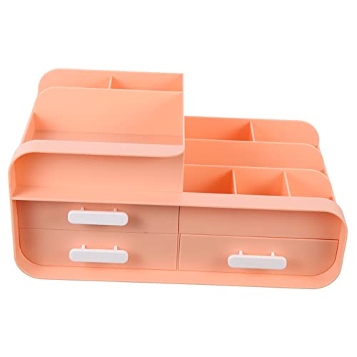 FRCOLOR Vielseitiger Aufbewahrungskoffer Schreibtisch-organizer Aus Kunststoff Dekorativer Schmuckständer Schubladen-stil Für Den Anlass von FRCOLOR