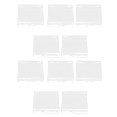 FRCOLOR 10stücke Nagel Aufbewahrungsbox Mit Prägedesign Transparenter Organizer Box Für Fake Nail Abnehmbarem Deckel Hochwertigem Material Nail Art Tools Aufbewahrungshalter von FRCOLOR