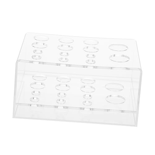 FRCOLOR Vertikales Acryl-aufbewahrungsregal Für Make-up-pinsel Kosmetik-aufbewahrungskoffer Pinsel-organizer Für Schnellen Zugriff von FRCOLOR