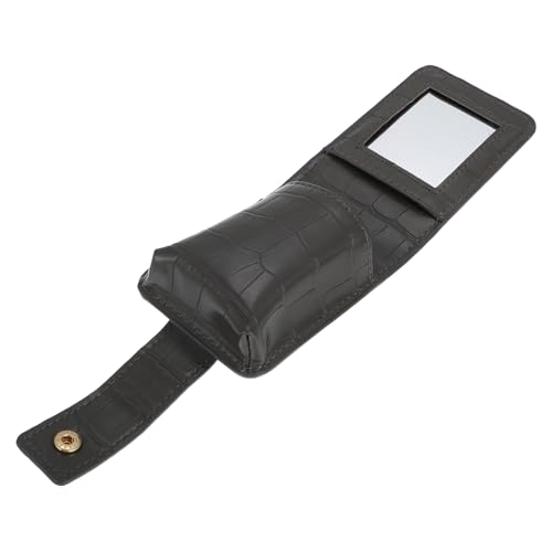 FRCOLOR Aufbewahrungstasche Aus Leder Mit Spiegel Make-up-Tasche Tragbare Reisen Schminktasche Kosmetiktasche Organizer Für Lippenstift von FRCOLOR