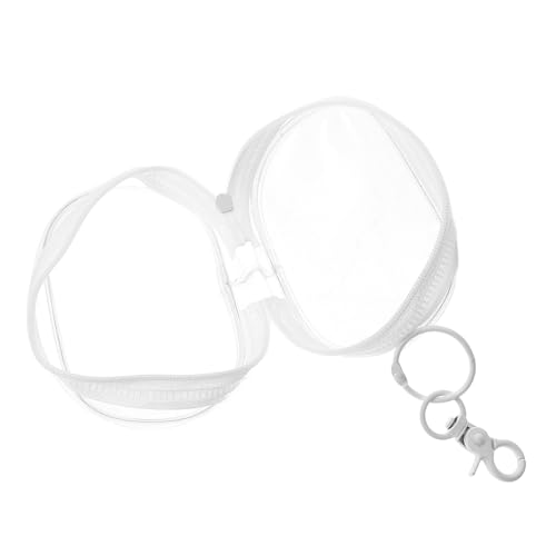 FRCOLOR Mini-geldbörse Aus Strapazierfähigem PVC Transparent Mit Reißverschluss Kleiner Schlüsselanhänger-Tasche Für Reisen Kartenetui Und Münzbeutel von FRCOLOR