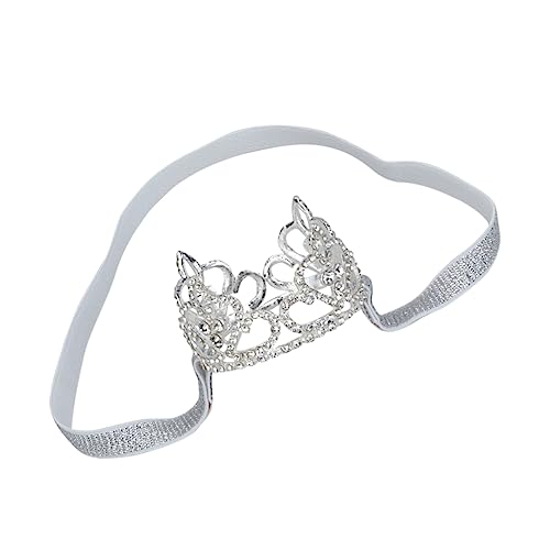 FRCOLOR Kleinkind Haarband Neugeborenes Prinzessin Stirnband Kinder Hijab Kleinkind Turban Kleinkind Stirnband Modische Stirnbänder Kopftuch Für Kinder Haarschmuck Krone Baby Diamant von FRCOLOR