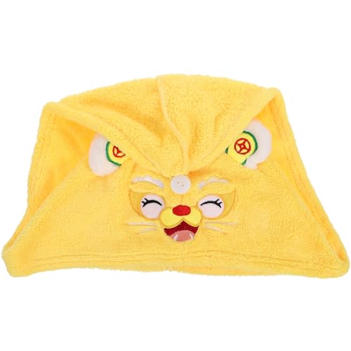 FRCOLOR Cartoon Haar Handtuch Turban Für Schnelltrocknendes Und Saugfähiges Haartuch Für Zuhause Mit Tigerdesign von FRCOLOR