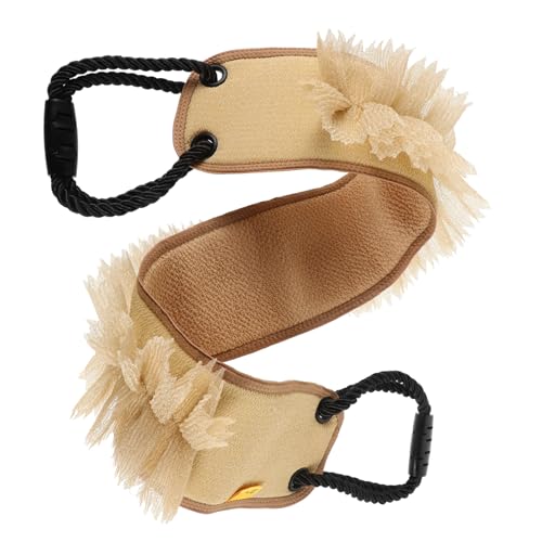 FRCOLOR Badetuch Peeling-Waschlappen Körperwäscher Rückenschrubber für die Dusche hautpflege hautreinigung rückenbürste Peeling-Rückenwäscher Peeling-Tool für den Rücken Viskosestoff Beige von FRCOLOR