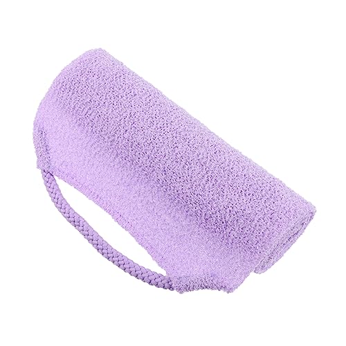 FRCOLOR Streifen Peeling Duschtuch Bad Körper Schrubber Handtuch Starke Dekontamination Lavendel für Reinigung von FRCOLOR