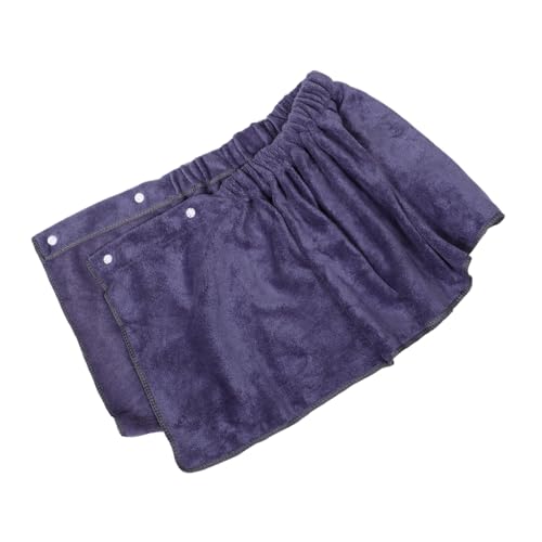 FRCOLOR Badetuchhose schwere Türgriffe tragbare Badetücher Borsten Spülbürste saugfähige Tücher Privatsphäre Badetuch Spa Handtuch Bademantel-Handtuch Körperbadpackungen Korallenvlies Grey von FRCOLOR