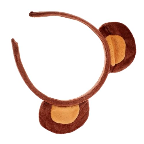 FRCOLOR Bärenohren Haarreif Weiches Tierohren Stirnband Karneval Kostüm Party Accessoire für Erwachsene von FRCOLOR