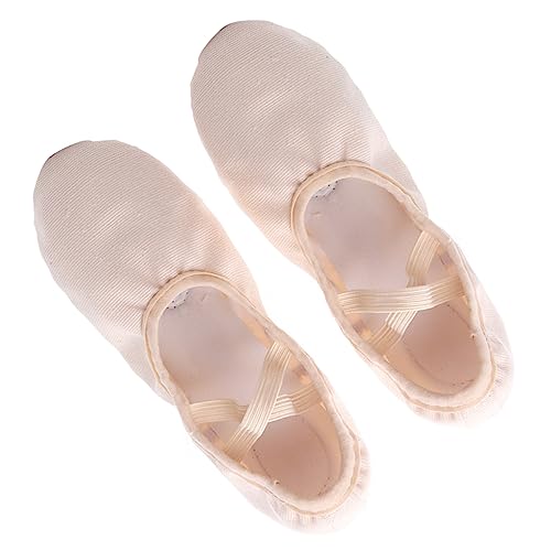 FRCOLOR Ballettschuhe mit Elastischem rutschfeste Tanzschläppchen für Mädchen und Erwachsene Leichte Yoga und Ballettschuhe Weiche Sohlen für Ballett Jazz Moderner Tanz und von FRCOLOR