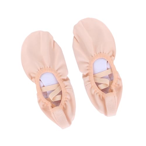 FRCOLOR Ballettschuhe und Erwachsene Leichte Elastische Yogaschuhe mit Weicher Geteilten Sohle Schnürsenkel Flexibel für und von FRCOLOR