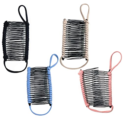 FRCOLOR Haarspangen-set 20 Zähne Bananenhaar Damen-haarklammer Modisches Haar-accessoire Klein Tragbar für Frauen und Mädchen von FRCOLOR