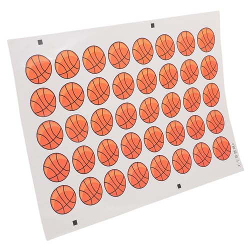 FRCOLOR Basketball Tattoos Temporäre Aufkleber Selbstklebend Sport Tattoos Für Basketballspiele Festival Party Cosplay von FRCOLOR