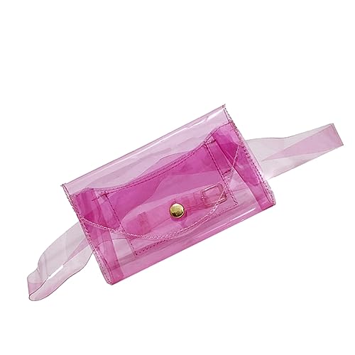 FRCOLOR Bauchtasche Transparent Outdoor-Sport Für Laufgürtel Fitness Reisen Mit Hüfttasche Umhängetasche Für Schlüssel Handy Geldbörse von FRCOLOR