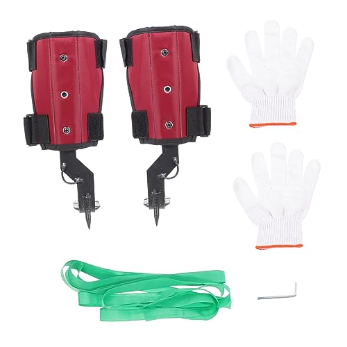 FRCOLOR Baumkletterschuhe Stahlkralle Baumkletterhilfe Langlebig Scharf rutschfest Vielseitig für Baumarbeiten Obstpflücken Jagd von FRCOLOR